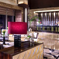Incheon long-stay hotels and serviced residences, Oakwood lobby