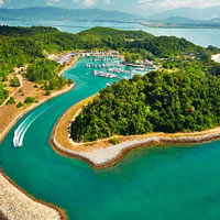 Langkawi fun guide, marina at Vivanta by Tak at Rebak Island