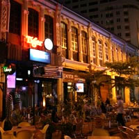 Penang bars and nightlife, outdoors near Garage