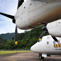 Berjaya Air is one way to get to the island