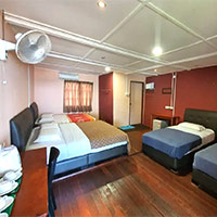  Juara Beach Resort family chalet interior layout