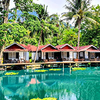 Paya Beach Resort Chalet by the pond