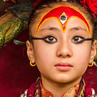 Kathmandu fun guide to sights, the divine child deity Kumari