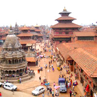 Patan temple spires