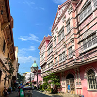 Manila fun guide, pink Colegio de Santa Rosa in Intramuros old town