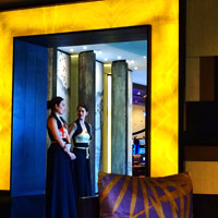 Manila luxury hotels, Nobu, City of Dreams, lobby hostesses