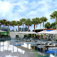 Singapore hotels fior medical tourism, One Farrer is attached to a good hospital - breezy pool