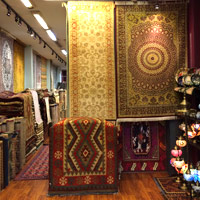 Persian carpets at Arab Street