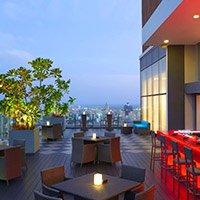 Colombo fun guide to rooftop bars - Cloud Red at Cinnamon Red hotel