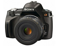 SLR Digital Cameras review - SONY Alpha 230