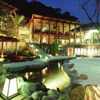 Beitou spa resorts, Asia Pacific courtyard picture