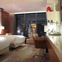 Taipei hip hotels, W Wonderful room