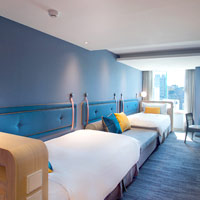 Taipei budget hotels, Just Sleep Ximending returned September 2019 after a NT$100 million overhaul