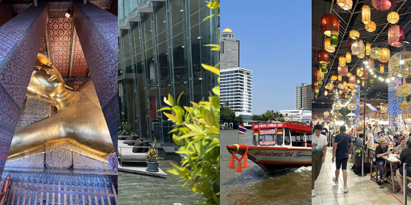 Bangkok fun guide, Wat Pho Buddha, ICON Siam shopping mall, river taxe and food court/ photos: Vijay Verghese
