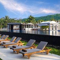 Krabi family resorts, Sheraton pool by the beach
