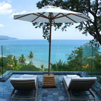 Phuket luxury resorts review, Trisara villa bay view