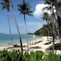 Four Seasons Samui review, private beach