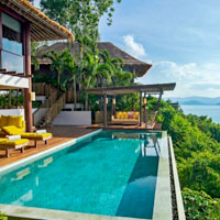 Koh Samui spa resort, Six Senses Ocean Retreat for high flyers