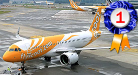 SCOOT, Best Budget Airline in Asia 2026 Smart Travel Asia Reader Poll