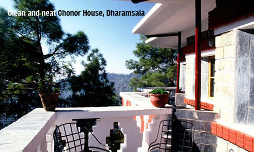 Clean and neat Chonor House, Dharamsala / photo: Vijay Verghese