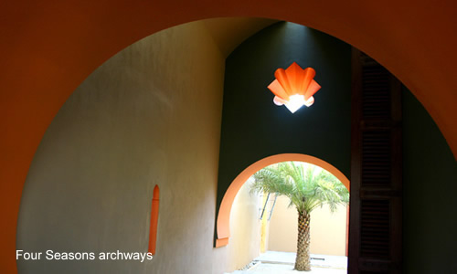 Four Seasons archways / photo: Vijay Verghese