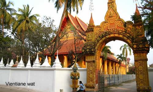 Vientiane wat / photo: Vijay Verghese
